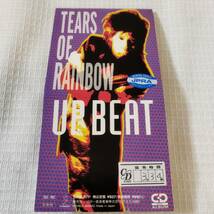 中古 8㎝CD　邦楽　UP-BEAT　　Tears of Rainbow　/Imitation Lovers　/Dried Flower（ドライフラワー）　　歌詞付　　8.5㎝角縮刷_画像2