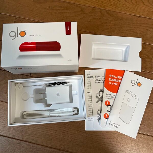 glo グロー 充電器 空箱 ケーブル Type-C USB 充電ケーブル