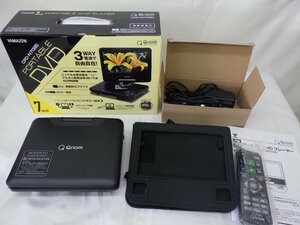 未使用品 ヤマゼン 7インチ ポータブルDVDプレイヤー CPD-N70(B) キュリオム 3WAY電源 海外使用不可 キャンプ アウトドア 自動車 231221