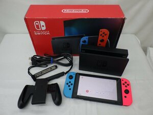 任天堂 Nintendo Switch ニンテンドースイッチ Joy-Con ネオンブルー ネオンレッド HAD-S-KABAA 動作確認済み 中古品 231226
