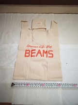 BEAMS 45th Classic Logo Products PACKABLE TOTE BAG　anniversary トートバック　未使用品_画像7