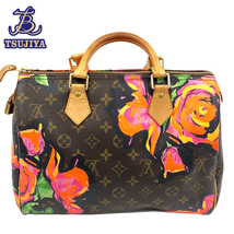 Louis Vuitton ルイヴィトン　モノグラムローズ　スピーディ30　M48610　ボストン　中古B【辻屋質店B2290】_画像1