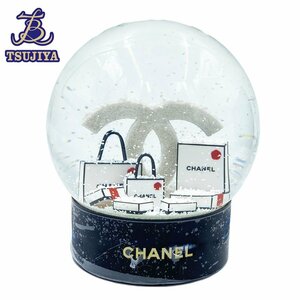 CHANEL シャネル　スノードーム　2019　ショッパー　ショッピングバッグ　ノベルティ　非売品　中古A【辻屋質店S0678】