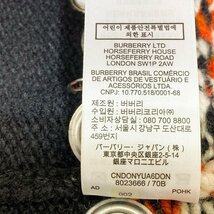 ◆大幅値下げ！◆ Burberry バーバリー　メンズ　ノルディック柄クルーネックセーター　ビジュー　Mサイズ　黒　中古AB【辻屋A1838】_画像6