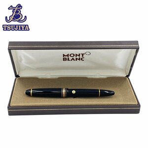 MONTBLANC モンブラン　14K　マイスターシュテック　万年筆　ブラック　文房具　ペン　全長14cm　中古AB【辻屋質店S0680】