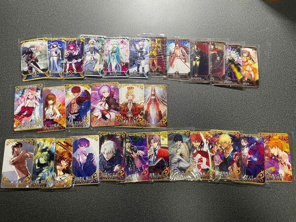 Fate/Grand Order Arcade カード30種類 ホロカード3枚含め ※一部重複カードあり