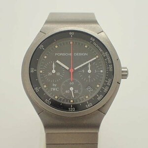 ★ポルシェデザイン　by IWC　クロノグラフ　36mm　クォーツ式　チタン★【119318】