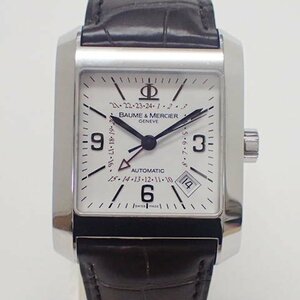 * Baume&Mercier Hampton dual time 65561 men's self-winding watch box attaching!*[119327]