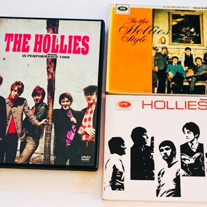 【送料無料】ザ・ホリーズDVD[THE HOLLIES IN PERFORMANCE 1968]+CD[IN THE HOLLIES STYLE]+[HOLLIES] mono＆stereo グラハム.ナッシュ在籍