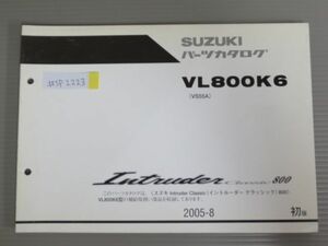 Intruder Classic 800 イントルーダー クラッシック VL800K6 VS55A 1版 スズキ パーツリスト パーツカタログ 送料無料