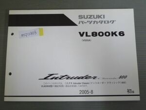 Intruder Classic 800 イントルーダー クラッシック VL800K6 VS55A 1版 スズキ パーツリスト パーツカタログ 送料無料