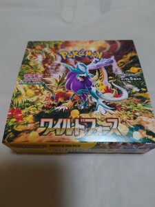 ポケモンカードゲーム☆スカーレット＆バイオレット☆拡張パック☆ワイルドフォース☆1BOX☆シュリンク無し☆