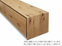 日本製 TVボード TV台 テレビボード テレビ台 220 ホワイトオーク 引出し フラップ扉 新品 一部地域除く送料無料_画像3