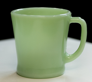 ミント！ ファイヤーキング マグ ジェダイ Ｄハンドル 1950年代 耐熱 ミルクガラス コーヒー ビンテージ アンティーク アメリカ