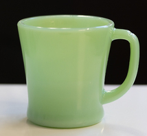 1950年代 ファイヤーキング マグ ジェダイ Ｄハンドル 耐熱 ミルクガラス コーヒー ビンテージ アンティーク アメリカ_画像1