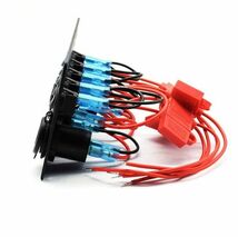 12V/24V 5連 スイッチパネル LED電圧計 シガーソケット搭載_画像4