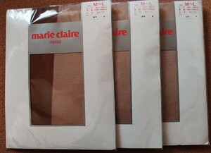 新品/未使用 レトロ ［ユニチカ］【marle claire】ストッキング［３品セット］