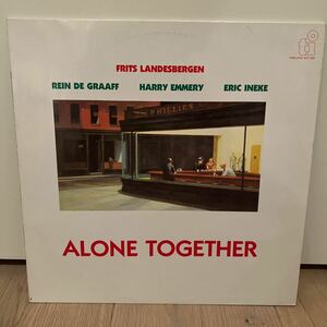 オランダオリジナル　rein de graaff frits landesbergen harry emmery eric ineke ALONE TOGETHER timeless LP レコード　SJP268