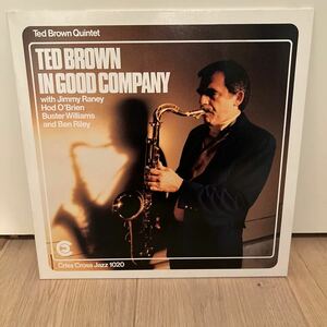 オランダオリジナル　criss cross ted brown in good company LP レコード