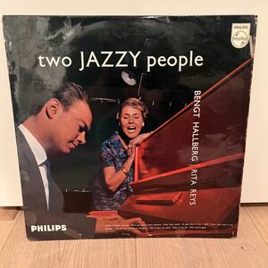 オランダオリジナル　two jazzy people rita reys bengt hallberg LPレコード リタライス