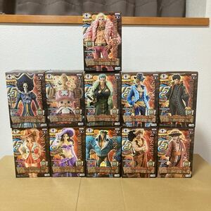 ワンピースフィギュア DXF 15TH EDITION vol.1〜vol.8 11種 未開封品 GRANDLINE MEN ・LADY ONE PIECE ※全種箱ダメージ多！