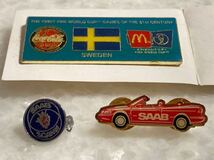 車◆Sweden◆SAAB◆サーブ◆スカニア◆SAAB◆SCANIA◆badge◆バッジ◆3点set◆スカニア◆◆限定1_画像1