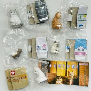 ラスト【A-15】ガチャガチャ まちぼうけ猫3 全5種セット ネコ ねこ 猫 フィギュア 待ちぼうけの画像2