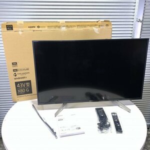 液晶割れ SONY ソニー BRAVIA ブラビア 43V型 KJ-43X8000G 4K液晶テレビ 送料無料