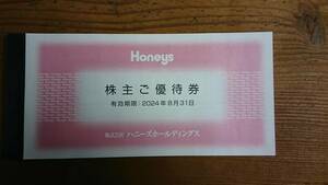 株主優待券 ハニーズ 12,000円分(500円券×6枚×4冊)　Honeys ハニーズホールディングス