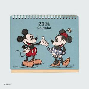 【 送料無料 】＠Loppi・ HMV・Lawson限定　2024年度版 ミニーマウスデザインダイアリー A5 ＆ Mickey Mouse カレンダーセット！