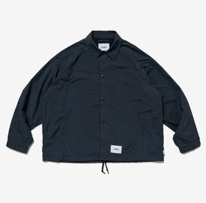 極美品 wtaps 2023FW chief jacket XLサイズ Navy ダブルタップス ネイビー チーフジャケット コーチジャケット