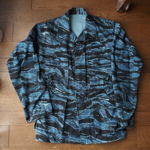 ROTHCO　米国製　ジャケット　ブルー タイガーストライプ　カモフラージュ柄　迷彩