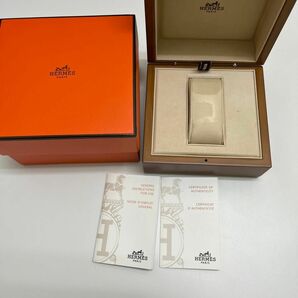 エルメス HERMES 木製時計ケース 空箱　ウッドボックス