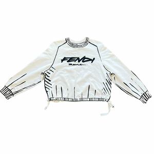 新品タグ付き FENDI フェンディ 20AW JOSHUA VIDES ジョシュア ヴィーダス スウェット トロンプルイユ 騙し絵転写 tromp l'oeil sweat