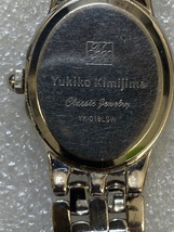 Yukiko Kimijima ユキコキミジマ YK-018LSW Classic Jewelry クラシックジュエリー Lady's Watch レディース ウォッチ 腕時計 電池交換済_画像3