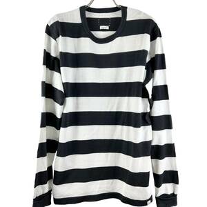 VISVIM(ビズビム) Stripe Boarder Longsleeve T Shirt (white)