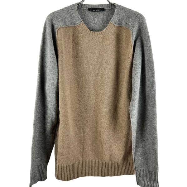 Marc Jacobs(マーク ジェイコブス) Camel Wool Shoulder Layer Knit Longsleeve T Shirt 14AW (brown)