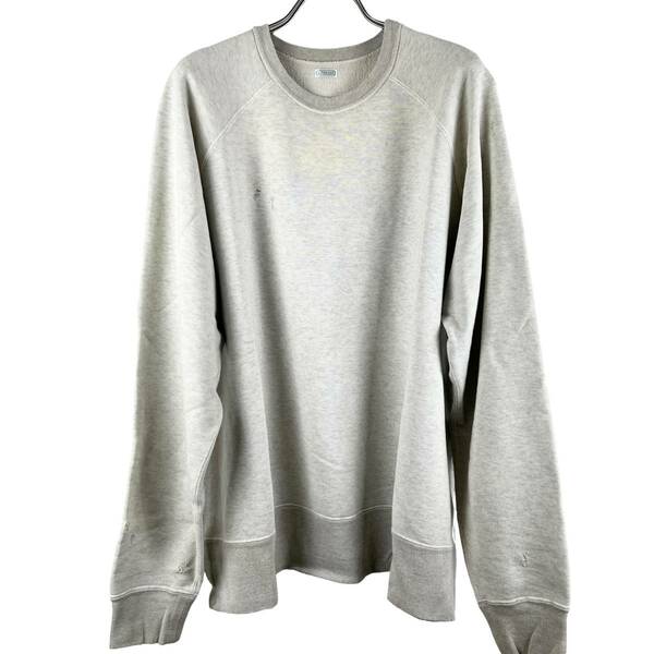 A.PRESSE(ア プレッセ) Cotton Longsleeve Sweat T Shirt (grey) 2