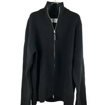Maison Margiela (メゾン マルジェラ) Standcollar Cotton Knit Longsleeve Jacket (black) 2_画像1