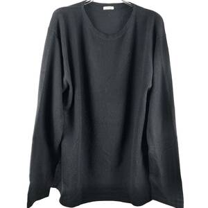 COMOLI(コモリ) Business Fit Cashmere Knit Longsleeve T Shirt (black)