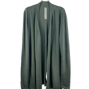 Rick Owens(リックオウエンス) GLITTER F/W Collarless Longsleeve Cardigan (green)