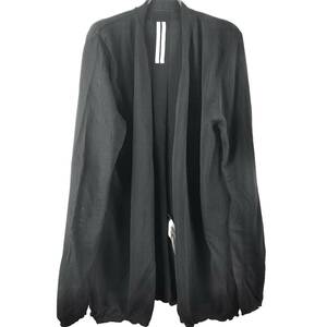 Rick Owens(リックオウエンス) DIRT S/S Collarless Longsleeve Cardigan (black)