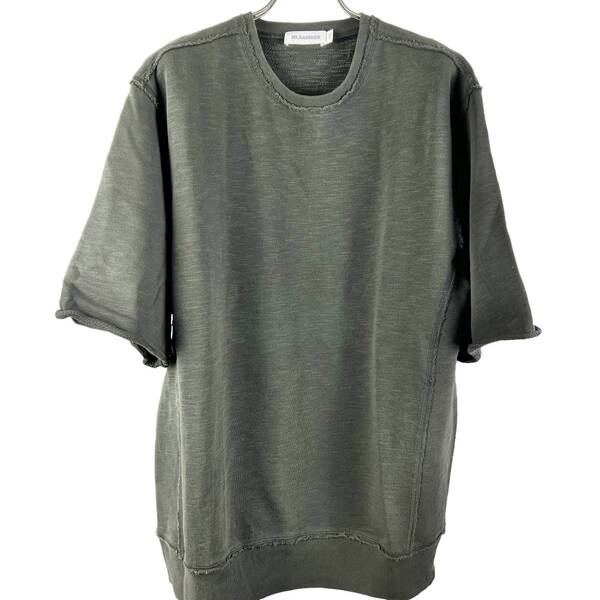 JILSANDER(ジルサンダー) Inside-out Design Short Sleeve T Shirt (khaki)