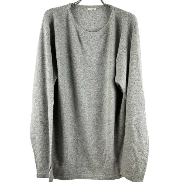 COMOLI(コモリ) Collarless Side Vent Design Longsleeve T Shirt (grey)
