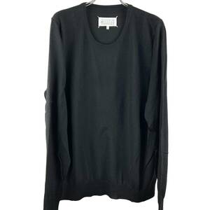 Maison Margiela (メゾン マルジェラ) Business Fit Knit Longsleeve T Shirt 19AW (black)