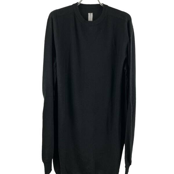 Rick Owens(リックオウエンス) GLITTER F/W 17 Longlength Design Knit T Shirt (black)