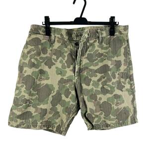 VISVIM (ビスビム) Specially Processed PASTORAL SHORTS CAMO (khaki)