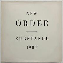 貴重 UKオリジナル盤 初回エンボスジャケ NEW ORDER SUBSTANCE 2枚組LP_画像1