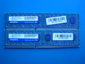 クーポン２００円引き　PC3-12800U DDR3 (DDR3-1600) DIMM Memory 240pin PC用メモリ 2個セット 動作確認 中古品-6