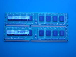 クーポンで２００円引き　PC3-12800U DDR3 (DDR3-1600) DIMM Memory 240pin PC用メモリ 2個セット 動作確認 中古品-3